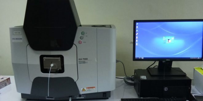 Atomic absorption spectrophotometer at SEAFDEC/AQD