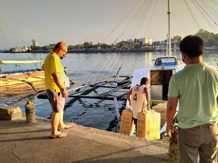 Shipment of milkfish fry